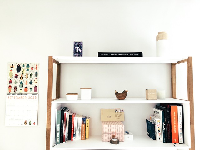 minimalistická knihovna