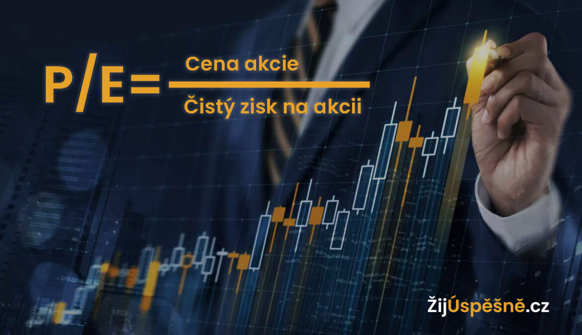 P/E ratio ukazatel poměr