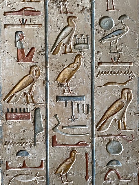 Hieroglyfy, piktografické egyptské symboly