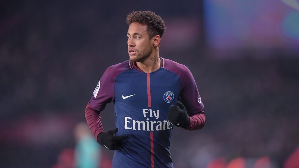Neymar během působení v Paris Saint-Germain