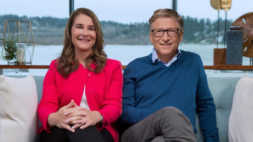 Bill Gates se svou bývalou ženou Melindou