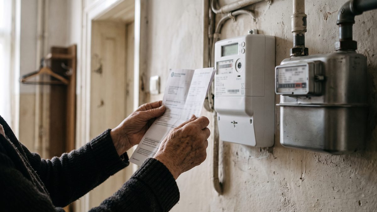 Elektroměr a plynoměr v domácnosti