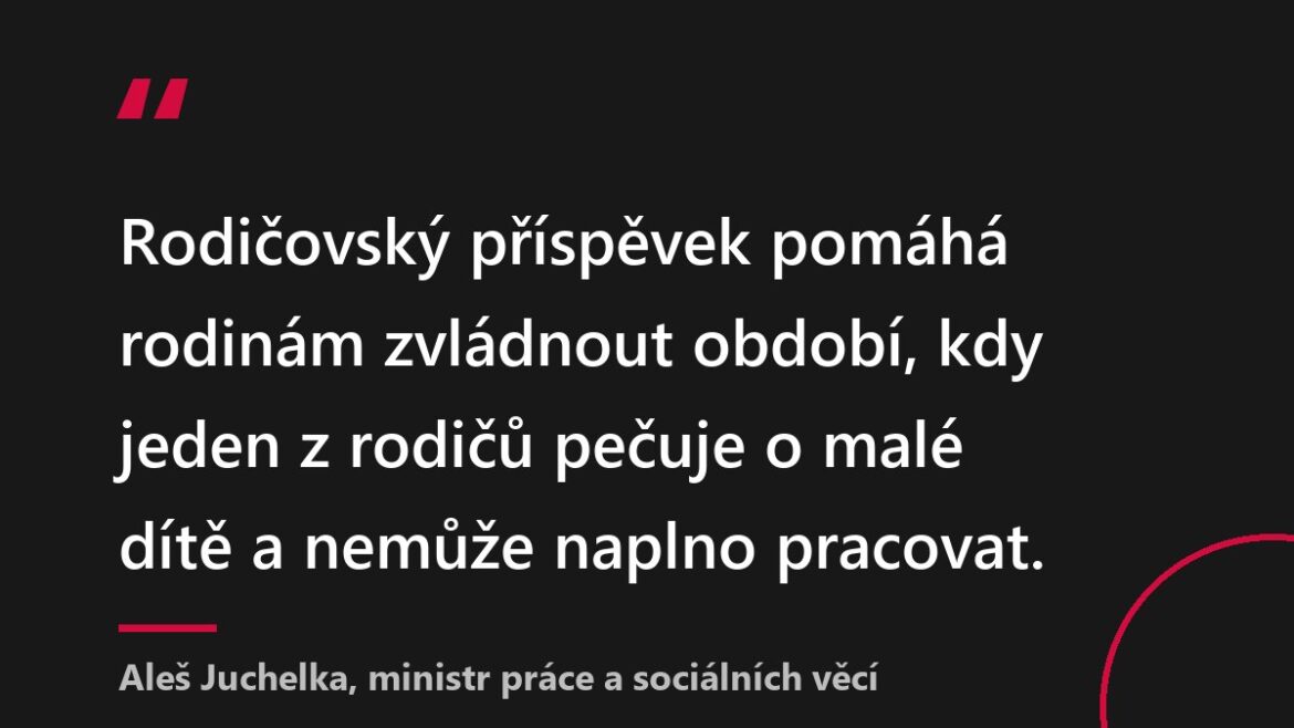 Rodičovský příspěvek pro děti narozené od ledna stoupne na 400 000 Kč